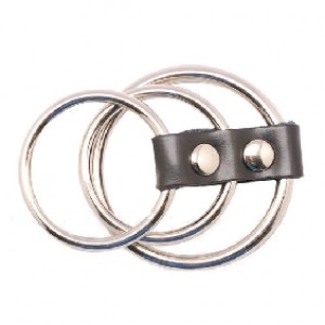 Cock Ring Triple Steel Bondage